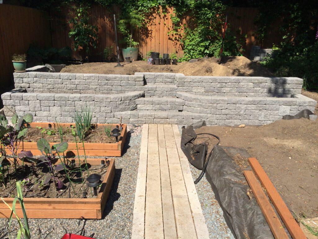 Retaining Wall 2013 - Seattle Urban Oasis