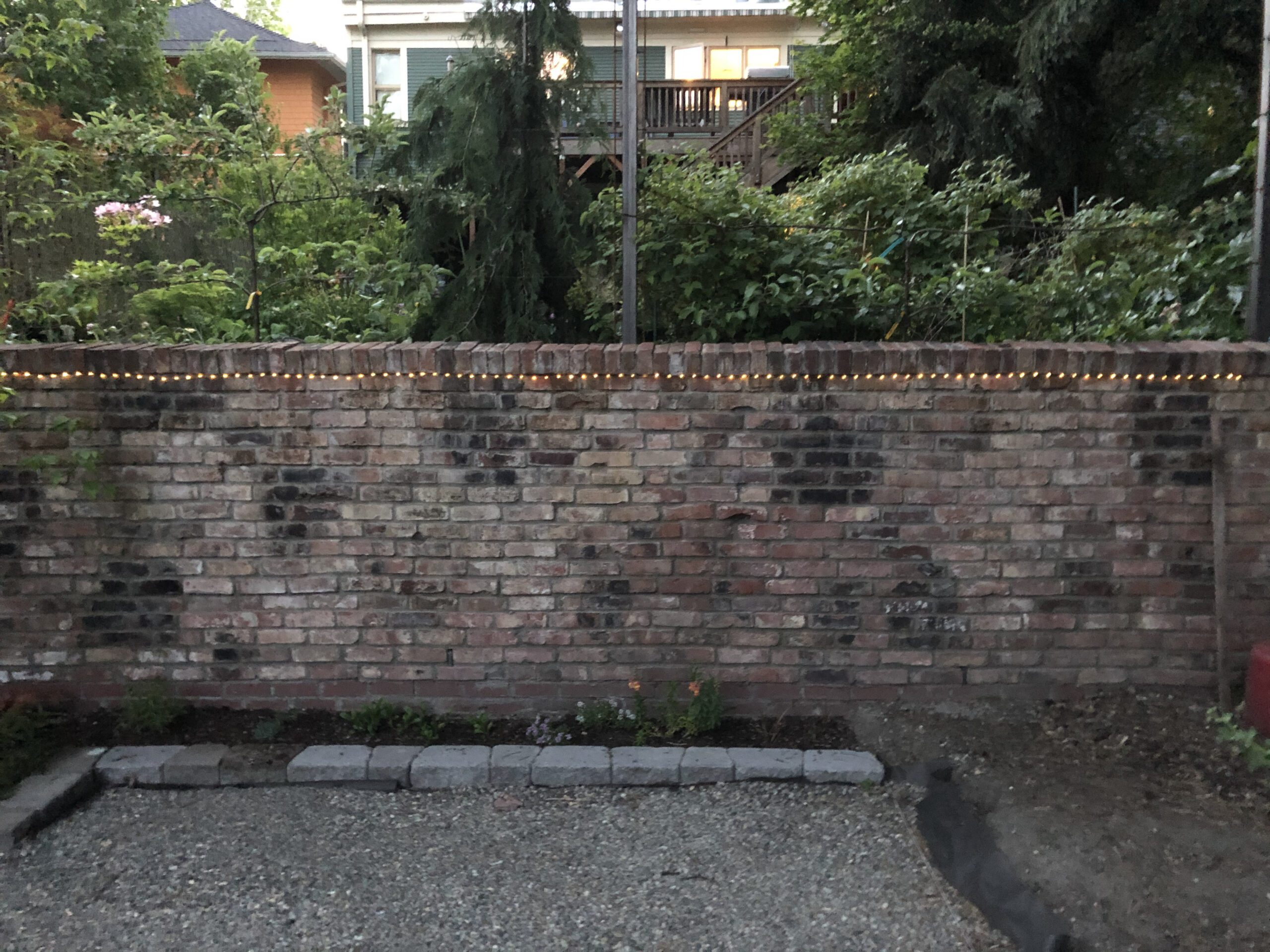 100 year old brick wall