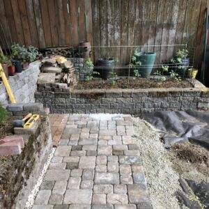 Pavers - fire pit area