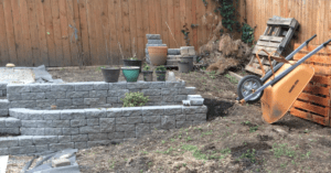 Firepit Area Retain Wall - 0002 - Seattle Urban Oasis